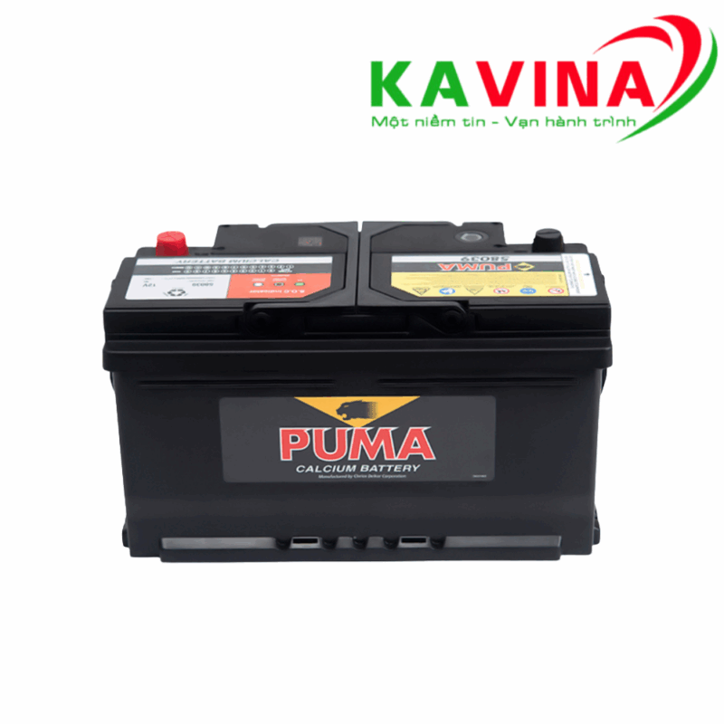Bình ắc quy Puma 58039 DIN80L (12V-80Ah)