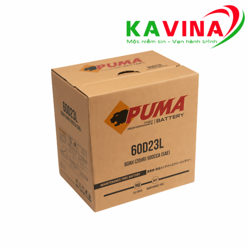 Bình ắc quy Puma 60D23L (12V-60Ah)