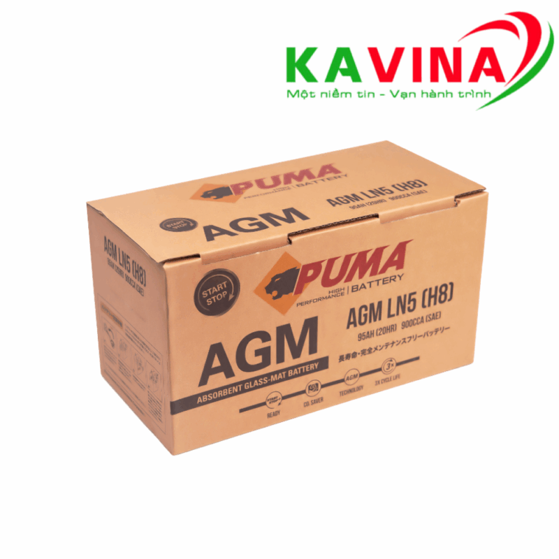 Bình ắc quy Puma AGM LN3/H6 (12V-70Ah)