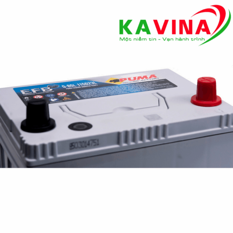 Bình ắc quy Puma EFB Q-85L 115D23L (12V-70Ah)