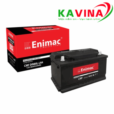 Bình ắc quy Enimac DIN80L-LN4 (12V-80Ah)