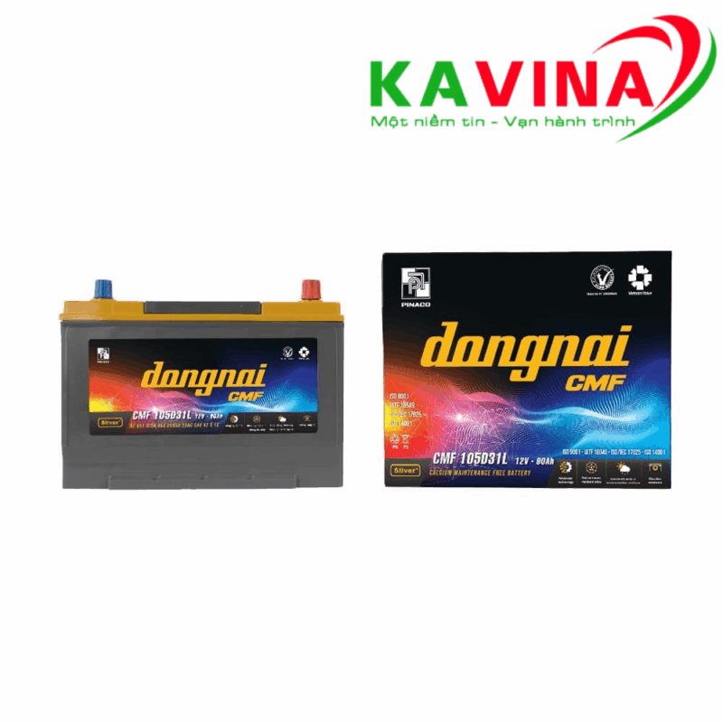 Bình ắc quy Đồng Nai CMF 105D31L (12V-90Ah)