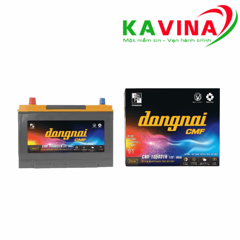 Bình ắc quy Đồng Nai CMF 105D31R (12V-90Ah)