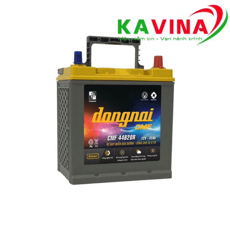 Bình ắc quy Đồng Nai CMF 44B20R (12V-43Ah)
