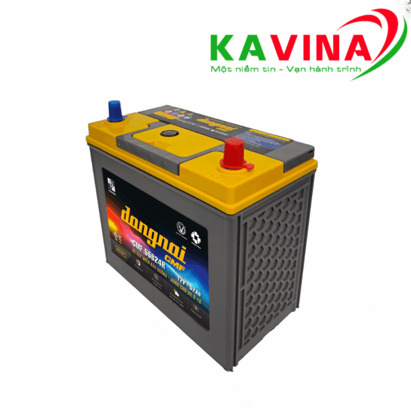 Bình ắc quy Đồng Nai CMF 55B24R (12V-52Ah)