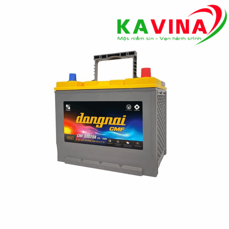 Bình ắc quy Đồng Nai CMF 80D26R (12V-70Ah)