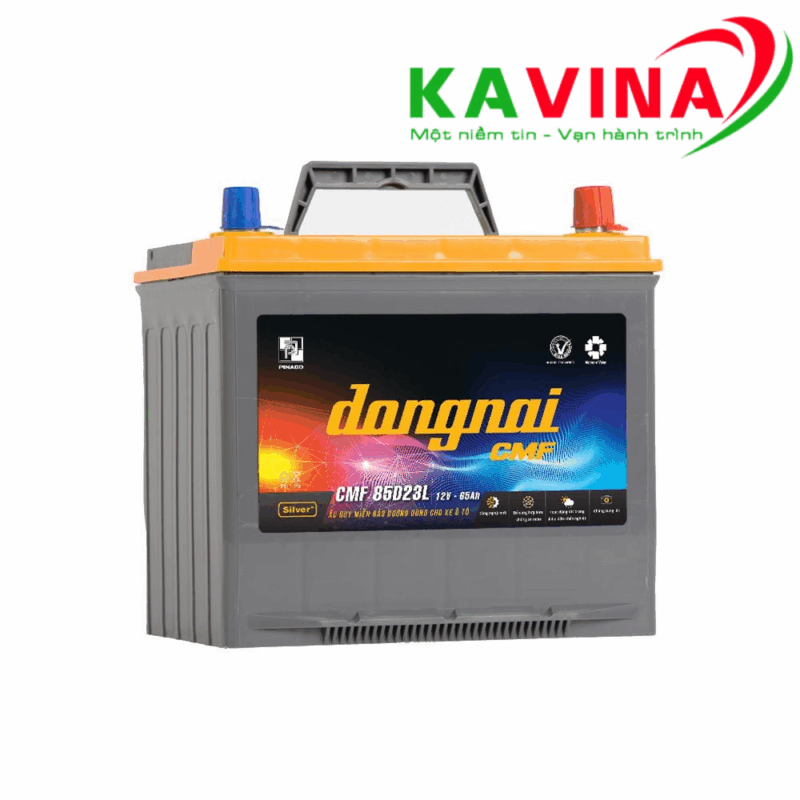 Bình ắc quy Đồng Nai CMF 85D23L (12V-65Ah)