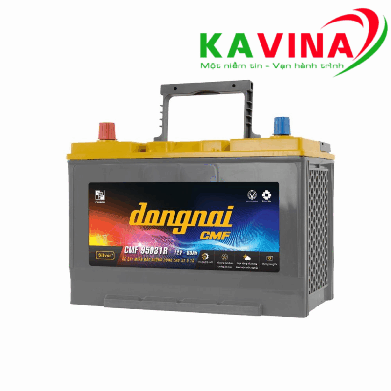 Bình ắc quy Đồng Nai CMF 95D31R (12V-80Ah)