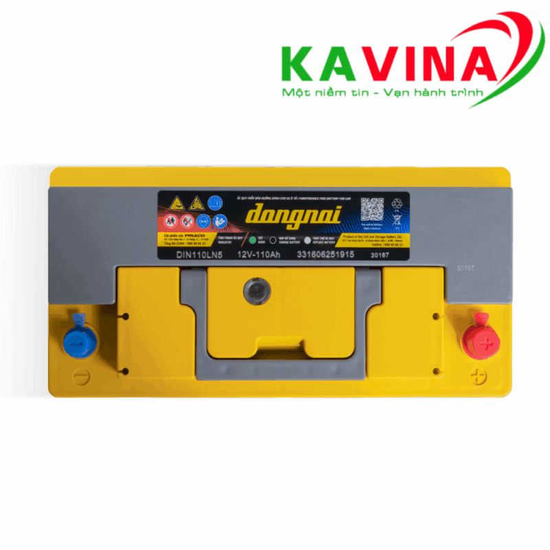 Bình ắc quy Đồng Nai CMF DIN110 LN5 (12V-110Ah)