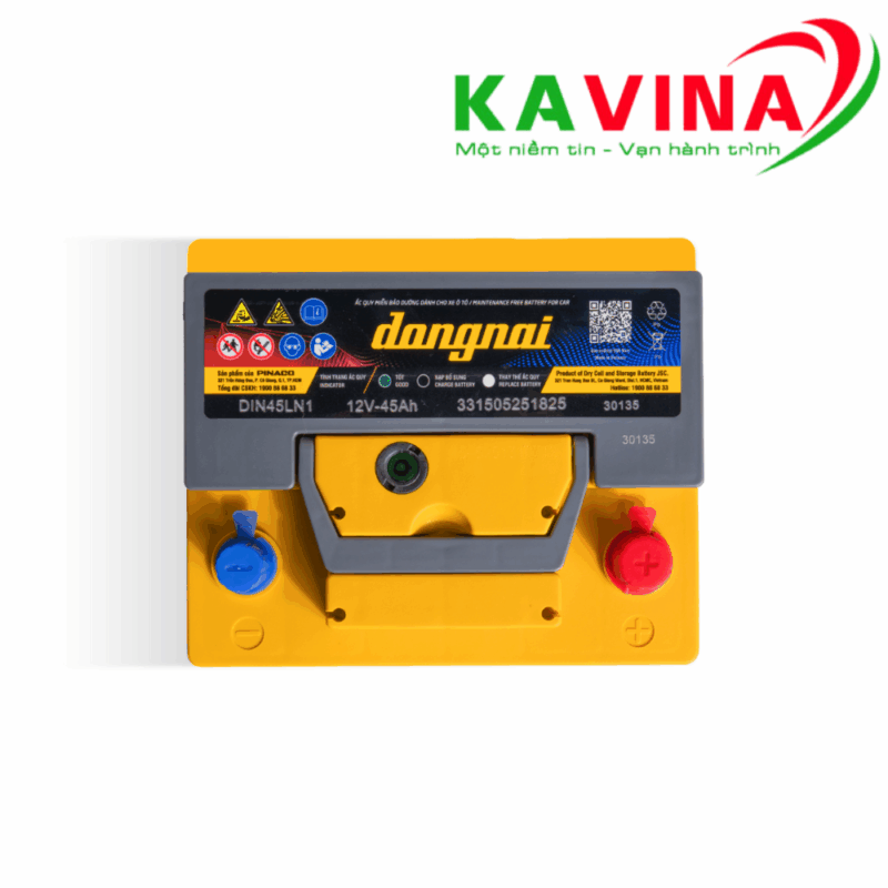 Bình ắc quy Đồng Nai CMF DIN45 LN1 (12V-45Ah)