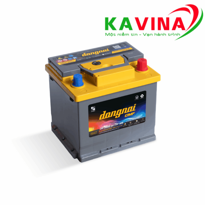 Bình ắc quy Đồng Nai CMF DIN50 LN1 (12V-50Ah)