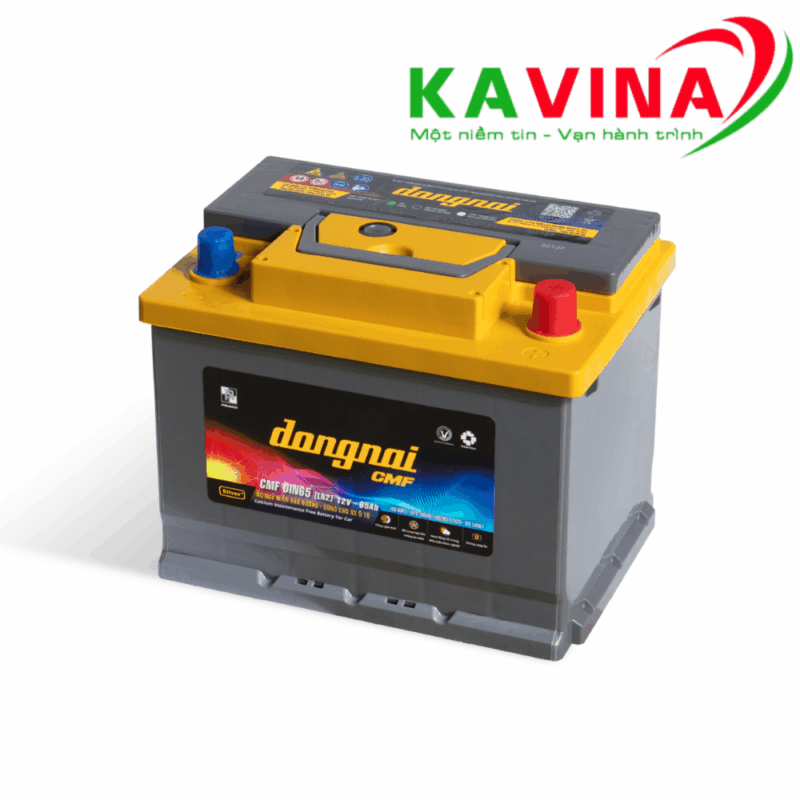 Bình ắc quy Đồng Nai CMF DIN65 LN2 (12V-65Ah)