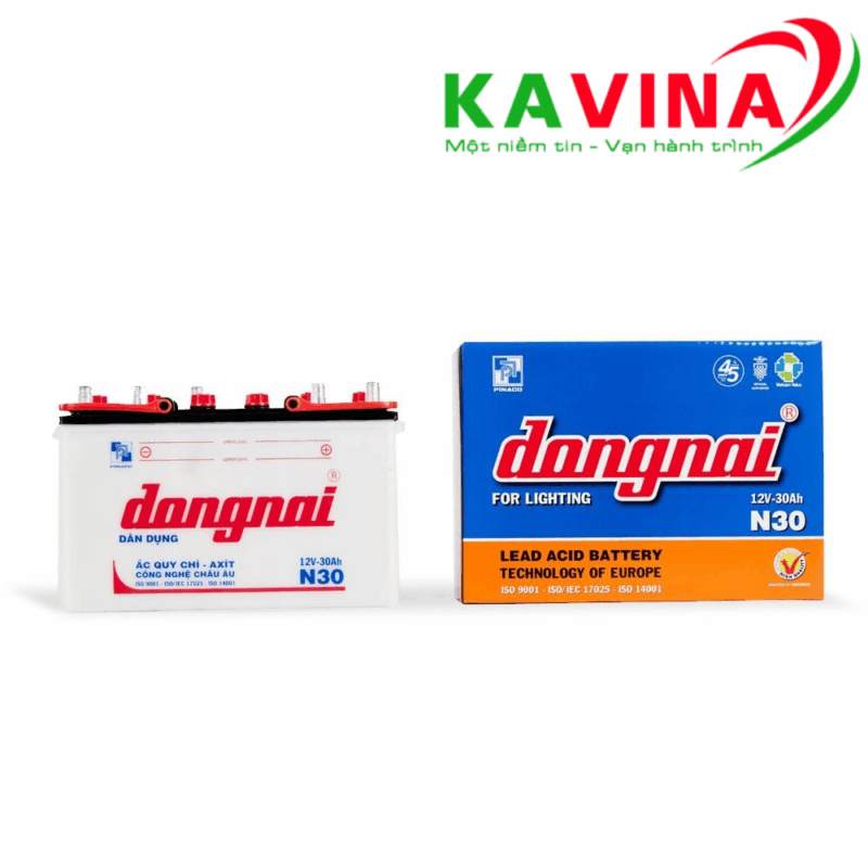 Bình ắc quy Đồng Nai N30 (12V-30Ah)