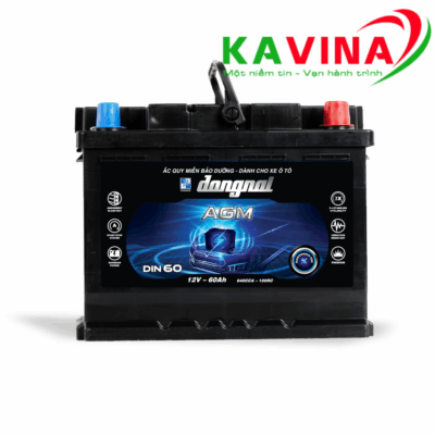 Bình ắc quy Đồng Nai AGM DIN60 (12V-60Ah)