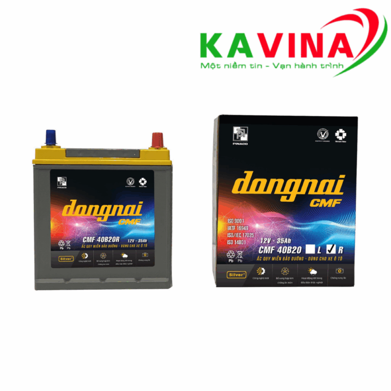 Bình ắc quy Đồng Nai CMF 40B20R (12V-35Ah)