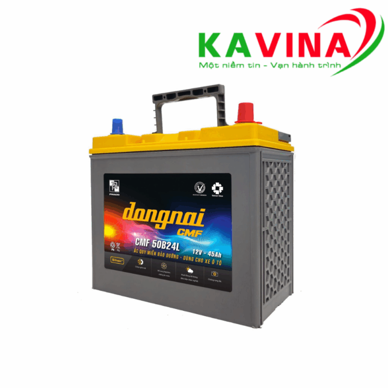 Bình ắc quy Đồng Nai CMF 50B24L (12V-45Ah)