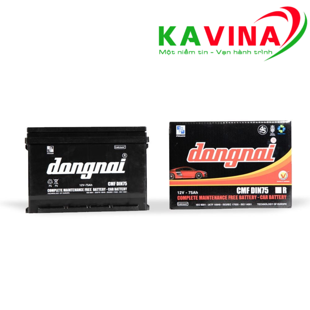Bình ắc quy Đồng Nai CMF DIN75 (12V-75Ah) Bình ắc quy Đồng Nai CMF DIN75 (12V-75Ah)